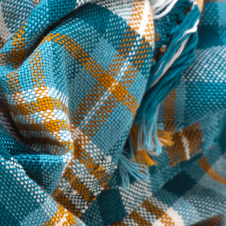 Pashmina turquesa | LUM Estudio Textil
