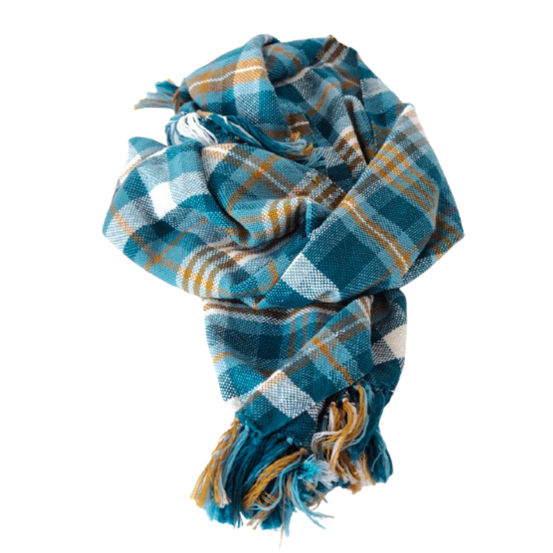 Pashmina turquesa | LUM Estudio Textil