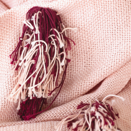 Echarpe Pom-pom | LUM Estudio Textil